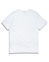 Men's Sueded Modern Crew Tee in White-flat lay (back)