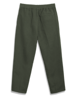 Men's Cotton Linen Pant in Olive-flat lay (back)