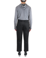Men's Cropped Workwear Chino in Black-back