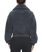 Women's Shearling Jacket in Grey