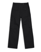 Women's Cargo Pant in Black-flat lay (back)