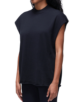 Cashmere Sleeveless Sweater in Black