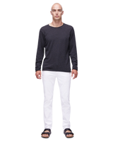 mens skinny slim jeans in white