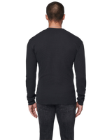 mens charcoal thermal henley